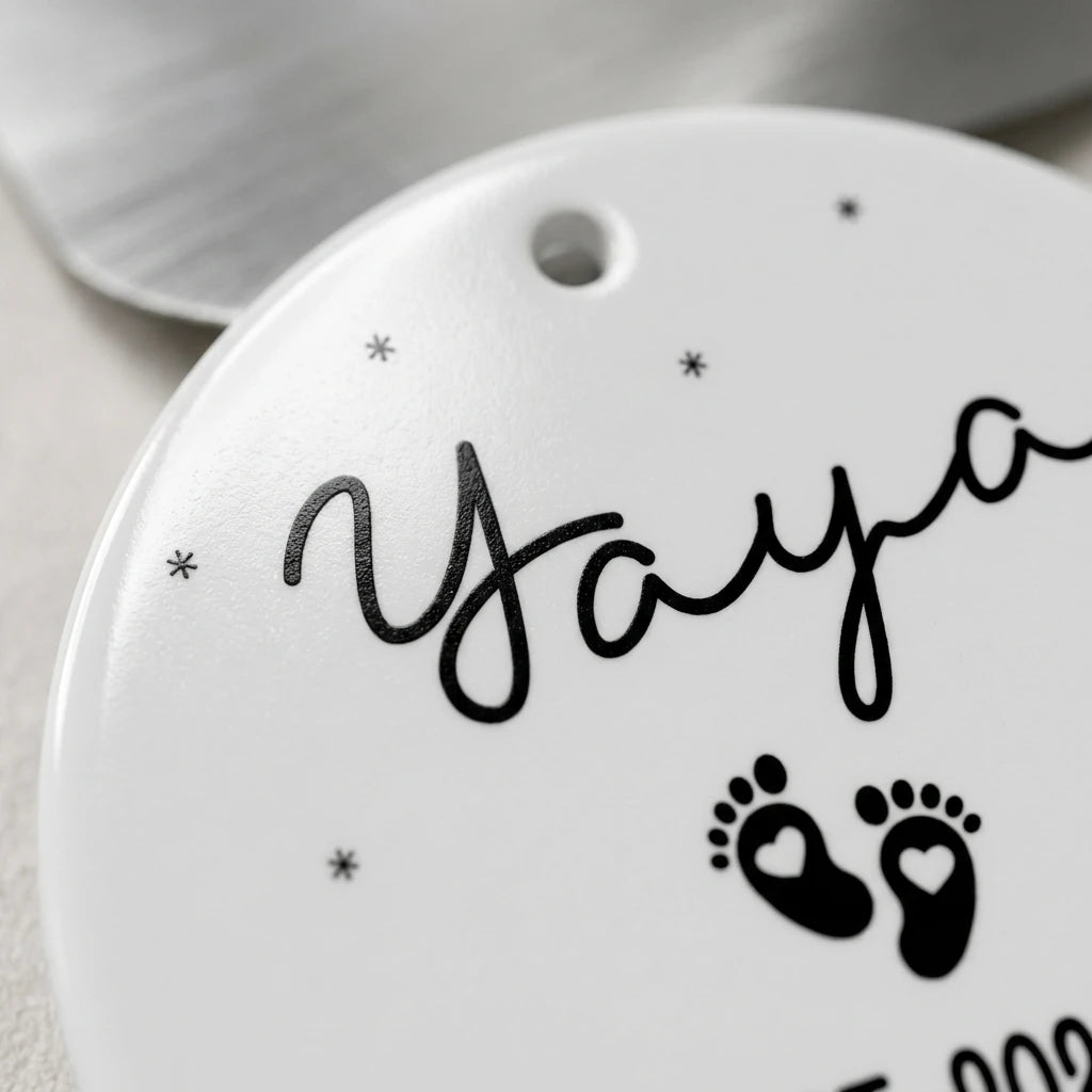 promoted to yaya new yaya personalized ornament detail