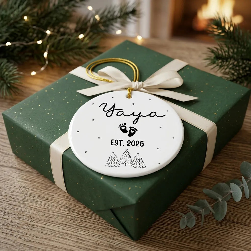 promoted to yaya new yaya personalized ornament gift