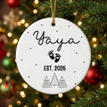 promoted to yaya new yaya personalized ornament tree