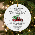 retirement funny personalized ornament tree