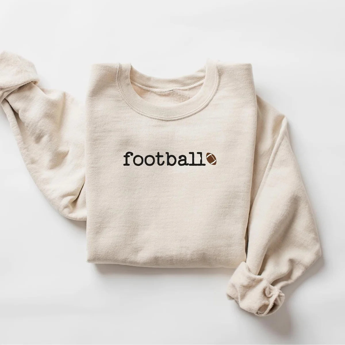 Retro Football Crewneck Sweatshirt hero view.