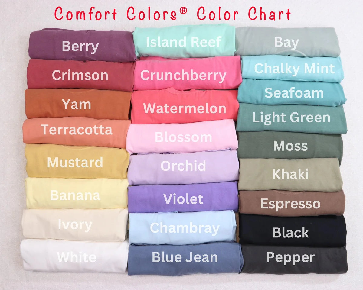 Retro Occupational Therapy graphic Comfort Colors T-shirt, additional product photograph.