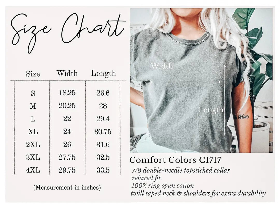 Retro Occupational Therapy graphic Comfort Colors T-shirt, additional product photograph.