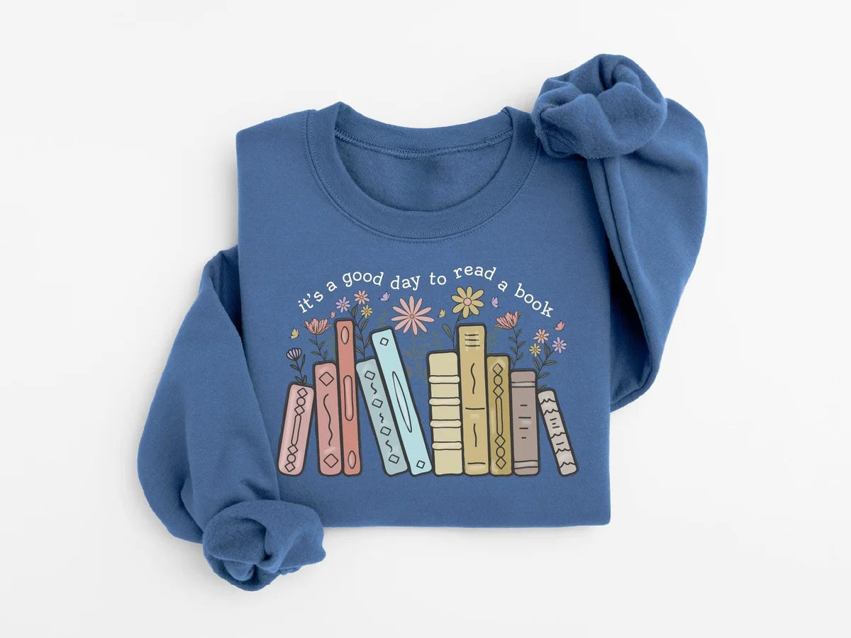 Retro Teacher Crewneck Sweatshirt alternate product view.