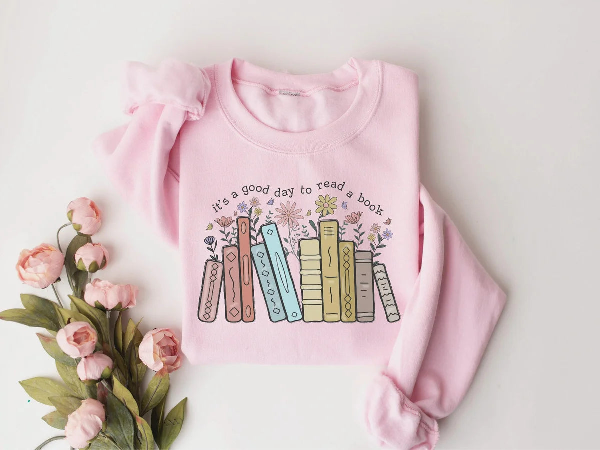 Retro Teacher Crewneck Sweatshirt alternate product view.