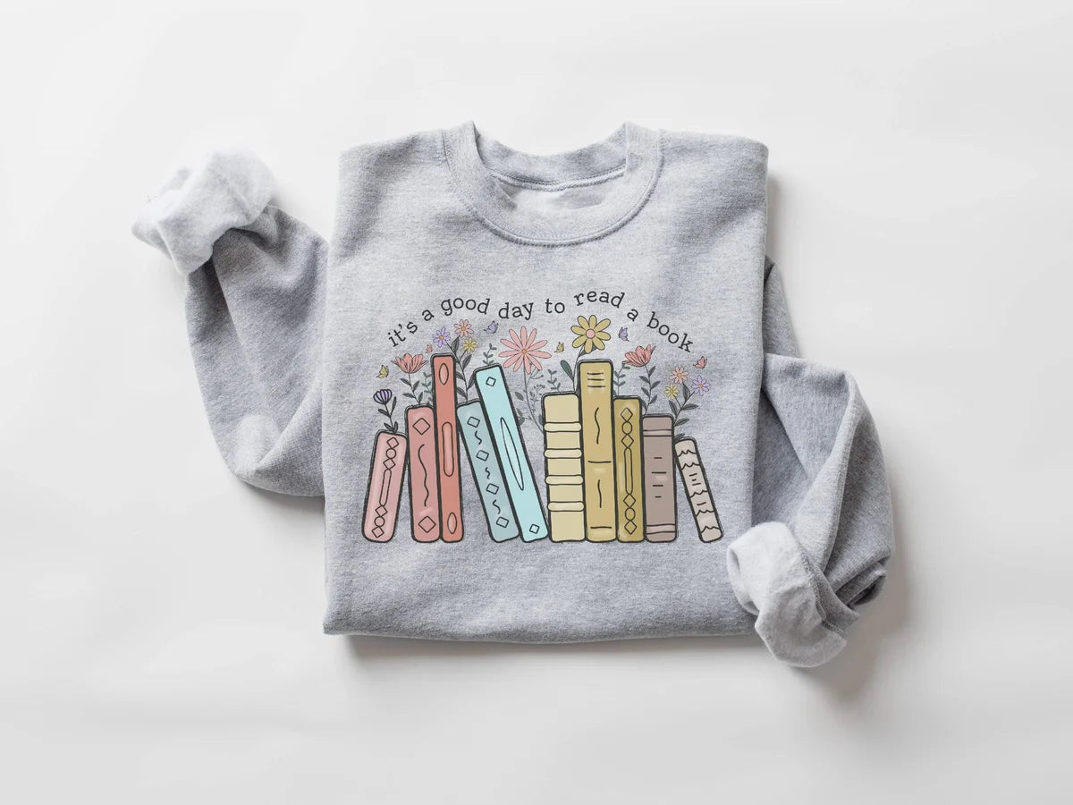 Retro Teacher Crewneck Sweatshirt alternate product view.