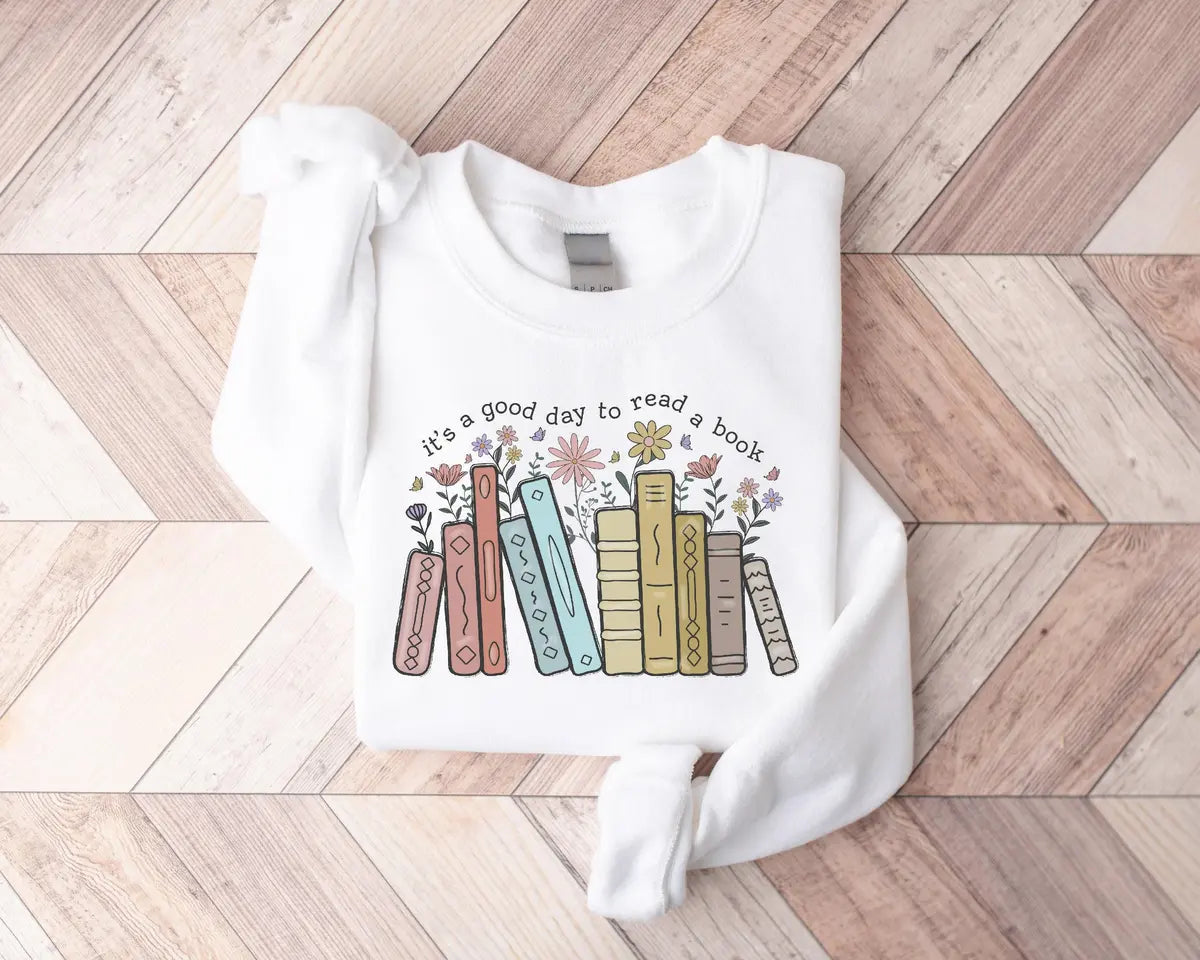 Retro Teacher Crewneck Sweatshirt alternate product view.