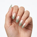 sage green nude ombre almond press on nails detail 02