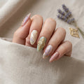 sage green pink 3d almond medium press on nails filigree mockup 02