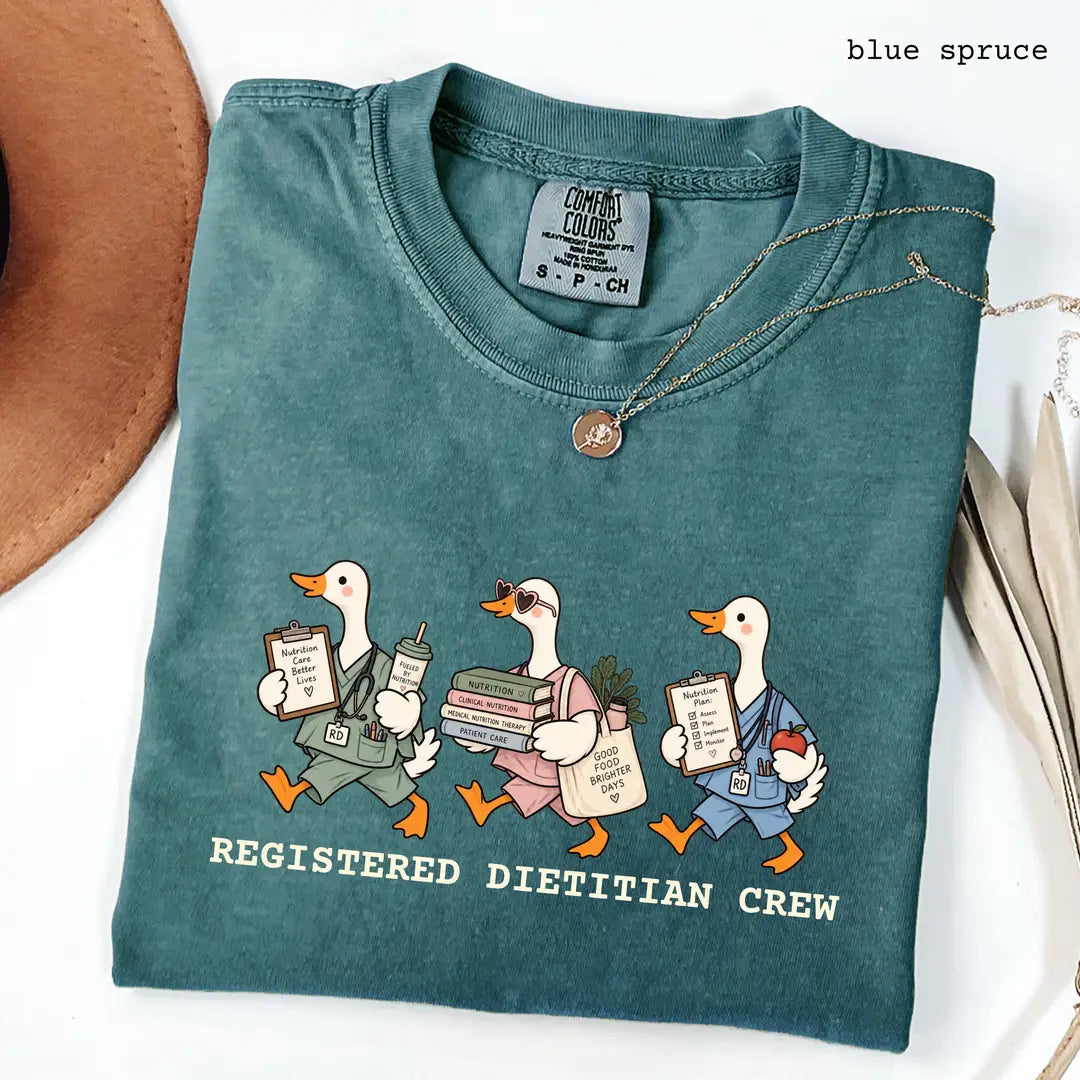 Comfort Colors 1717 T-shirt with Registered Dietitian design alternate view