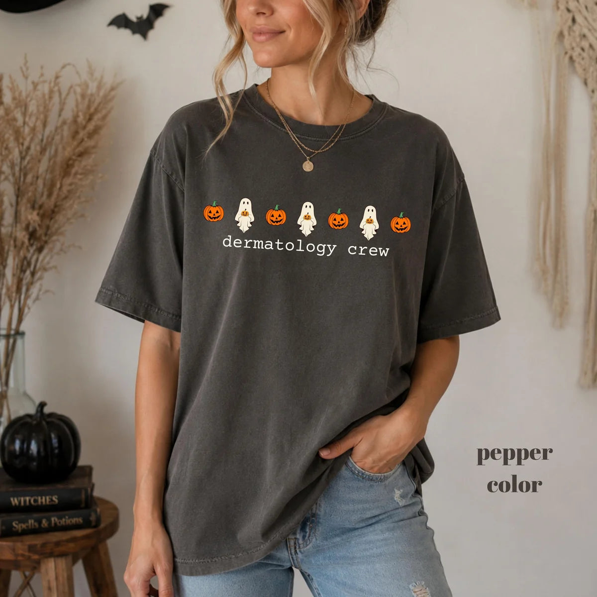 Comfort Colors 1717 T-shirt with Dermatology Crew design alternate view