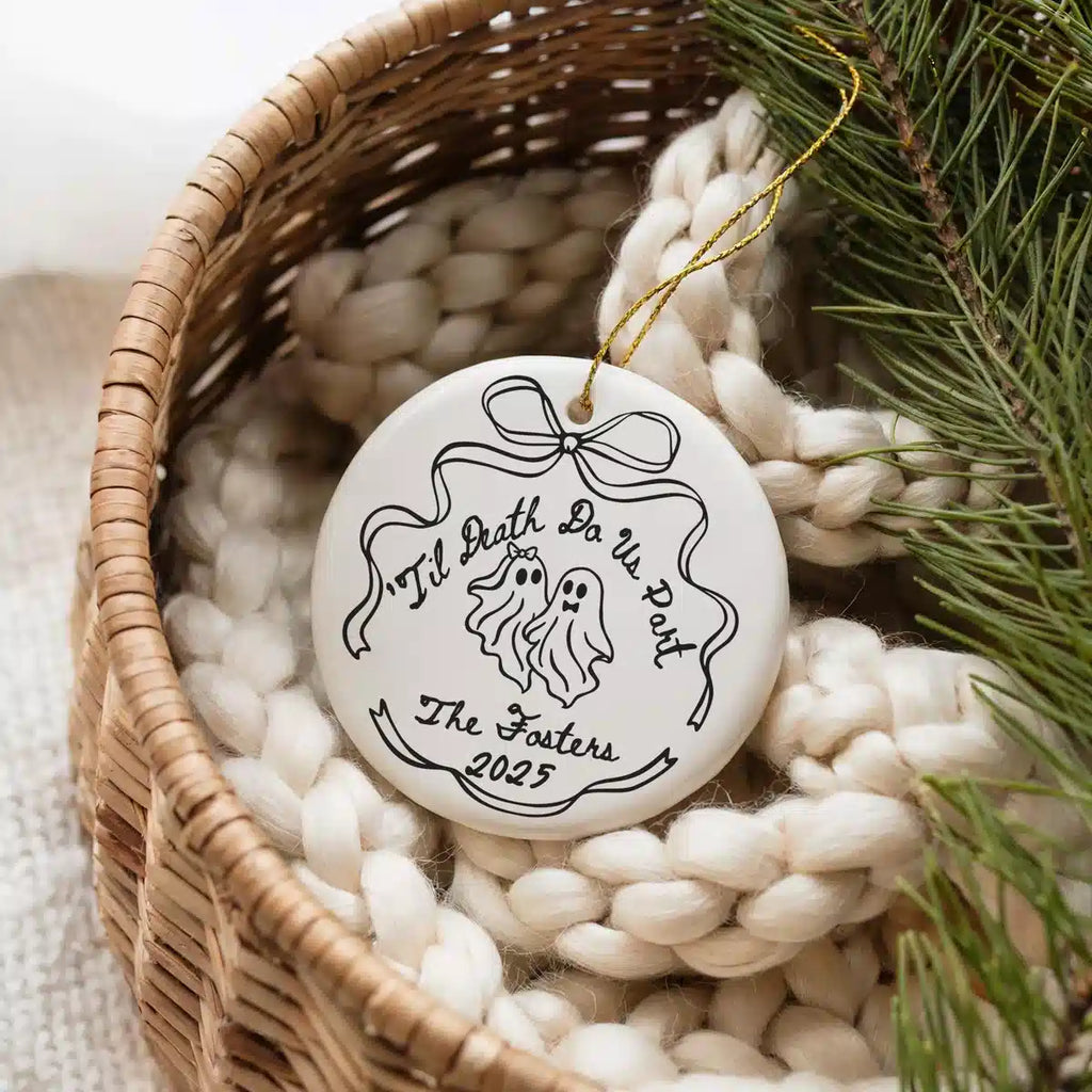 til death do us part ornament lifestyle basket