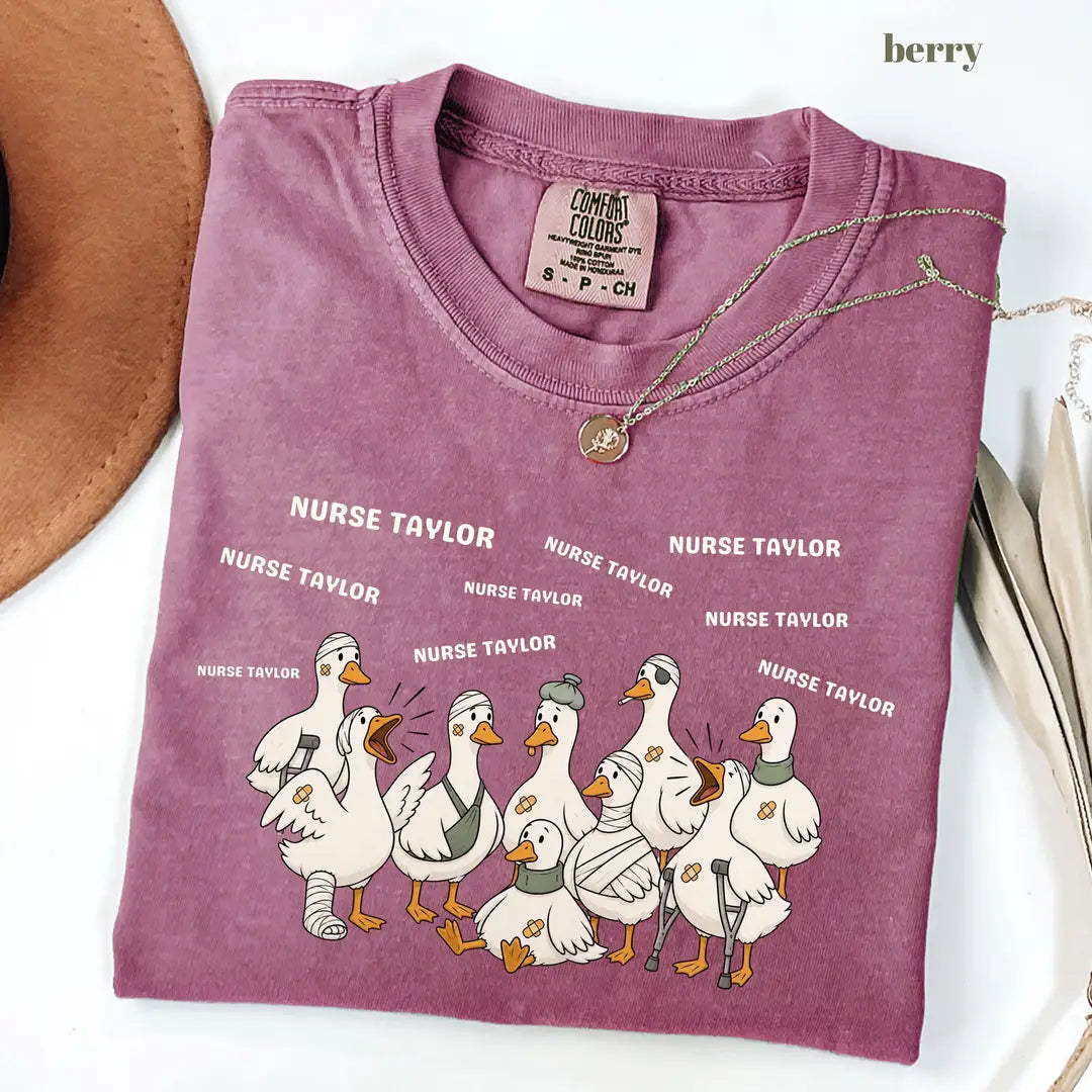 Comfort Colors 1717 T-shirt with Nurse design alternate view view 3