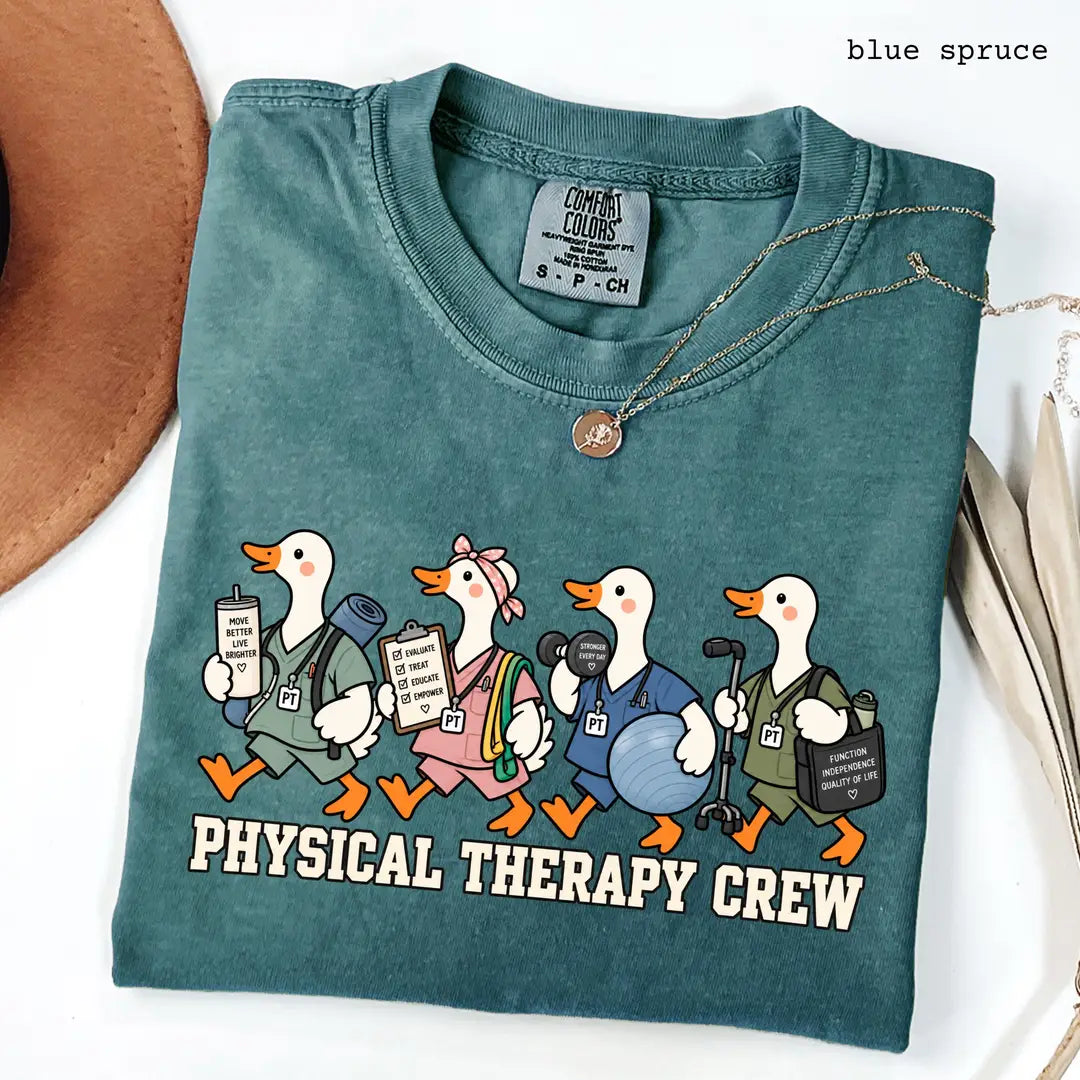 Comfort Colors 1717 T-shirt with Physical Therapy design alternate view