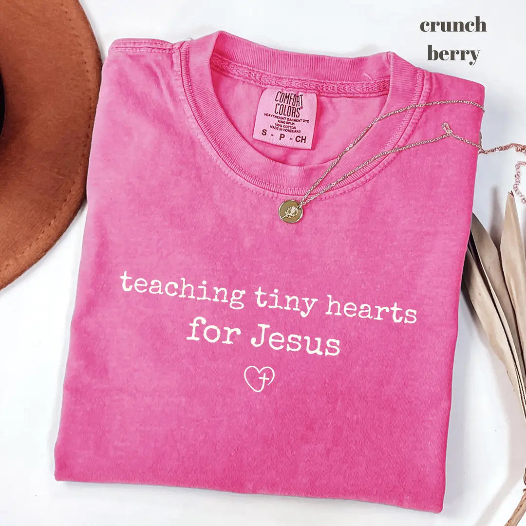 Comfort Colors 1717 T-shirt with Christian Teacher design alternate view