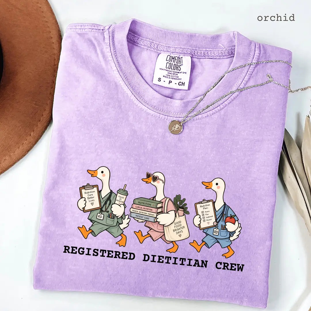 Comfort Colors 1717 T-shirt with Registered Dietitian design alternate view view 3