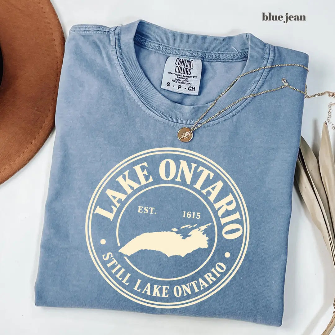 Comfort Colors 1717 T-shirt with Lake Ontario design alternate view view 6