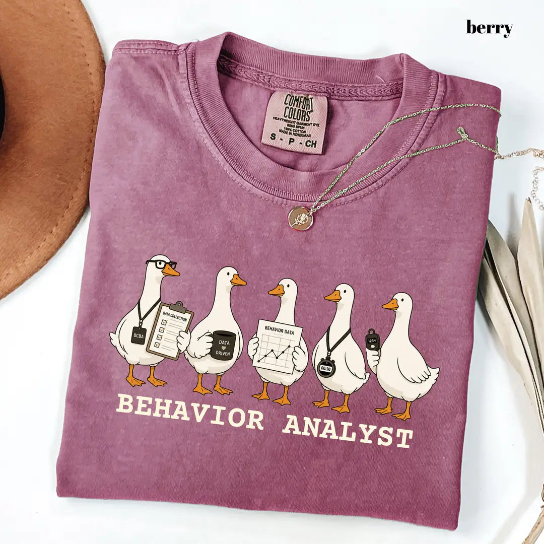 Comfort Colors 1717 T-shirt with Behavior Analyst design alternate view view 2