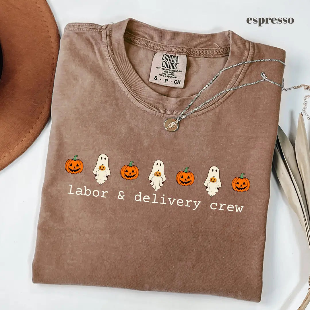 Espresso Comfort Colors 1717 T-shirt with L&D Nurse design