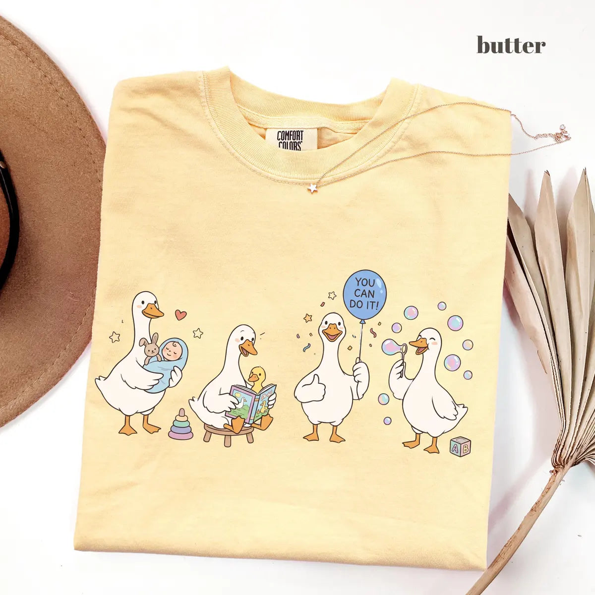 Butter Comfort Colors 1717 T-shirt with Child Life Specialist design