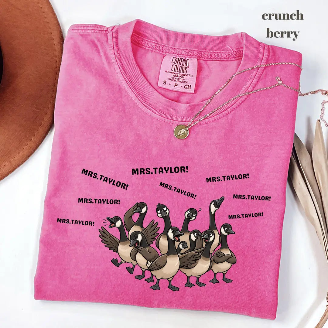 Comfort Colors 1717 T-shirt with Teacher design alternate view view 2