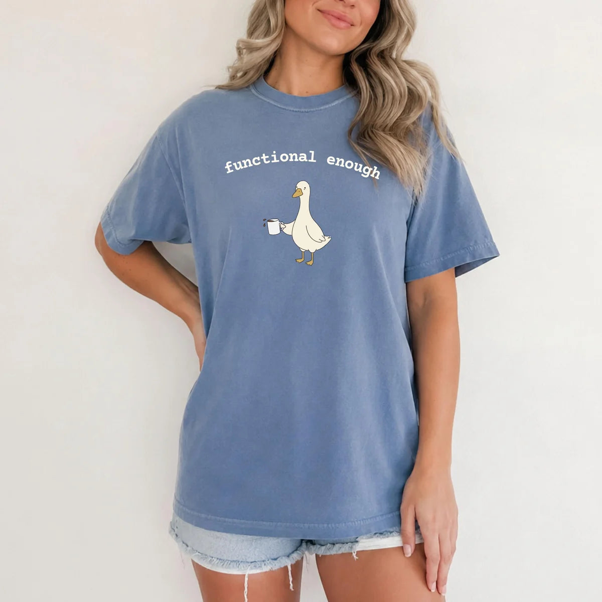 Comfort Colors 1717 T-shirt with Functional Enough OT design alternate view