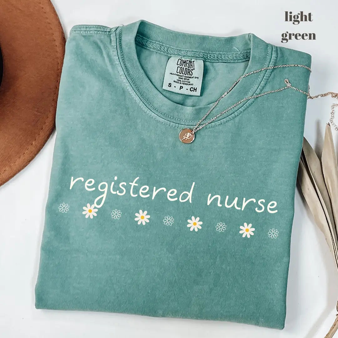 Comfort Colors 1717 T-shirt with Registered Nurse design alternate view view 4