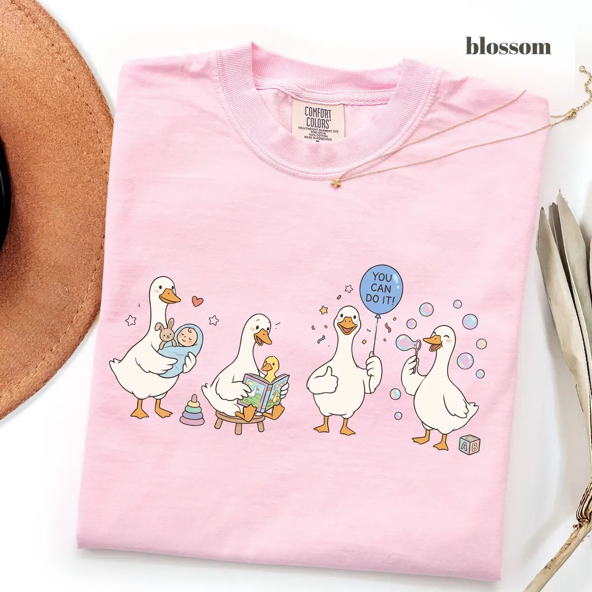 Blossom Comfort Colors 1717 T-shirt with Child Life Specialist design