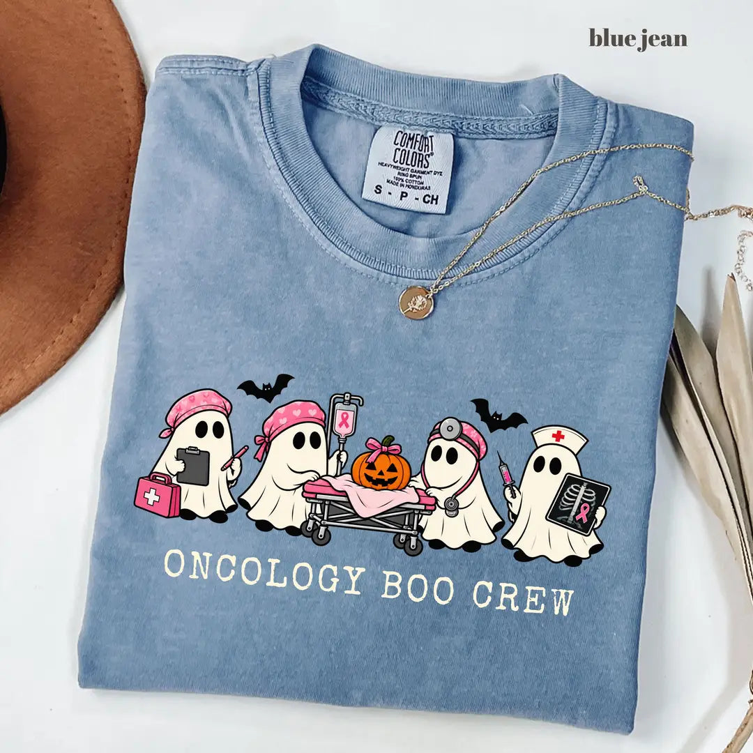 Comfort Colors 1717 T-shirt with Oncology Nurse Halloween design alternate view view 5