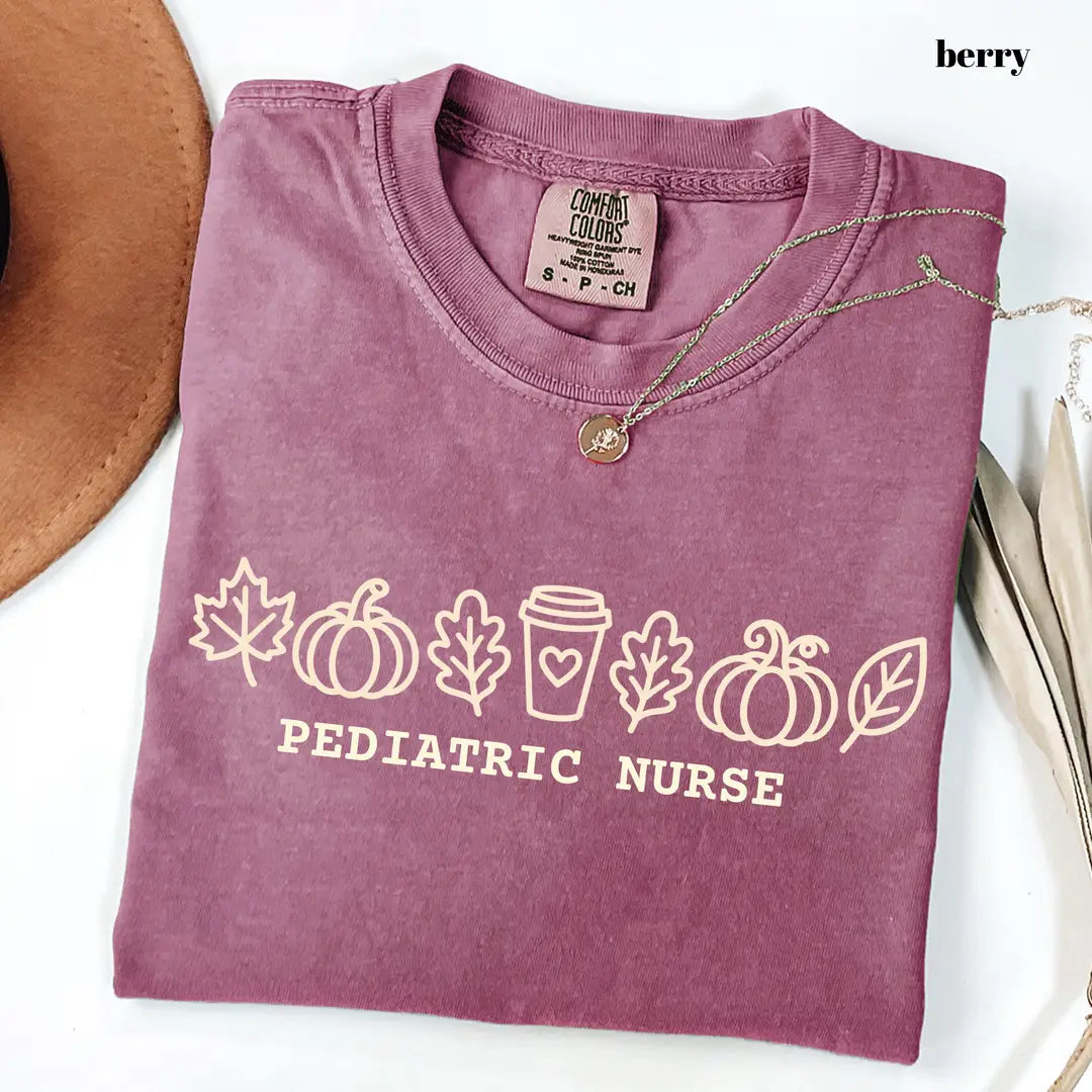 Comfort Colors 1717 T-shirt with Pediatric Nurse design alternate view view 5