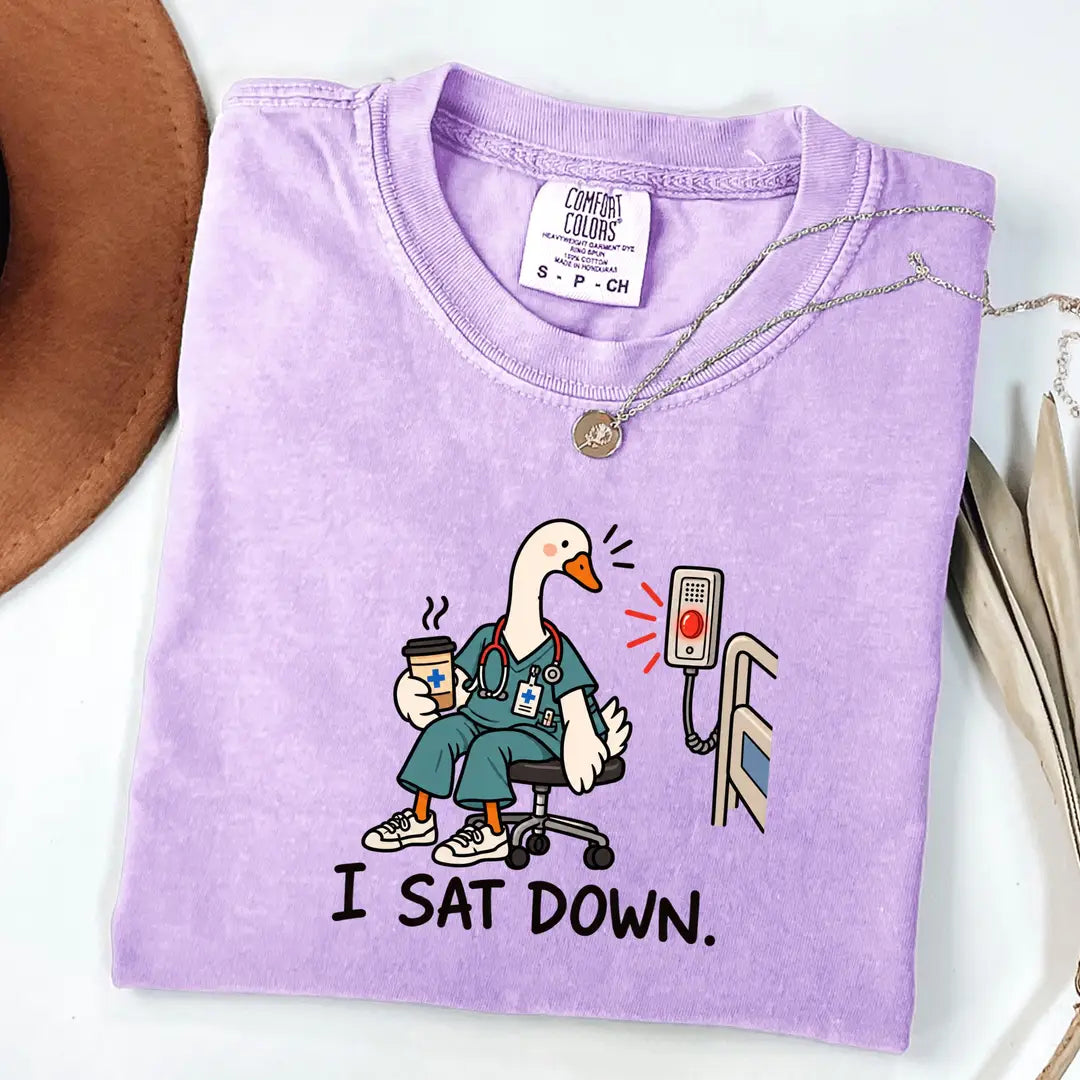 Comfort Colors 1717 T-shirt with Nurse Humor design alternate view view 3