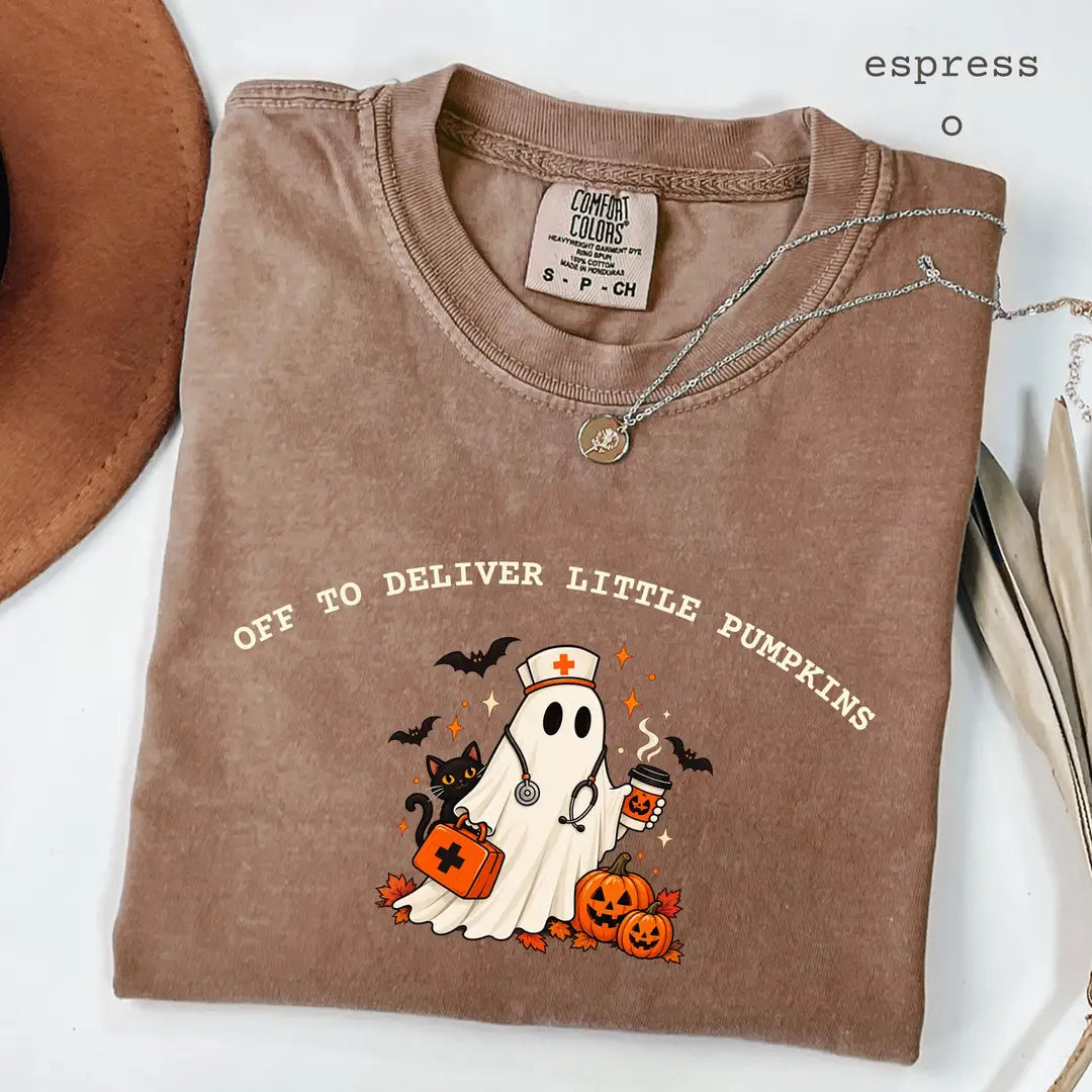 Comfort Colors 1717 T-shirt with Labor and Delivery Nurse design alternate view view 4