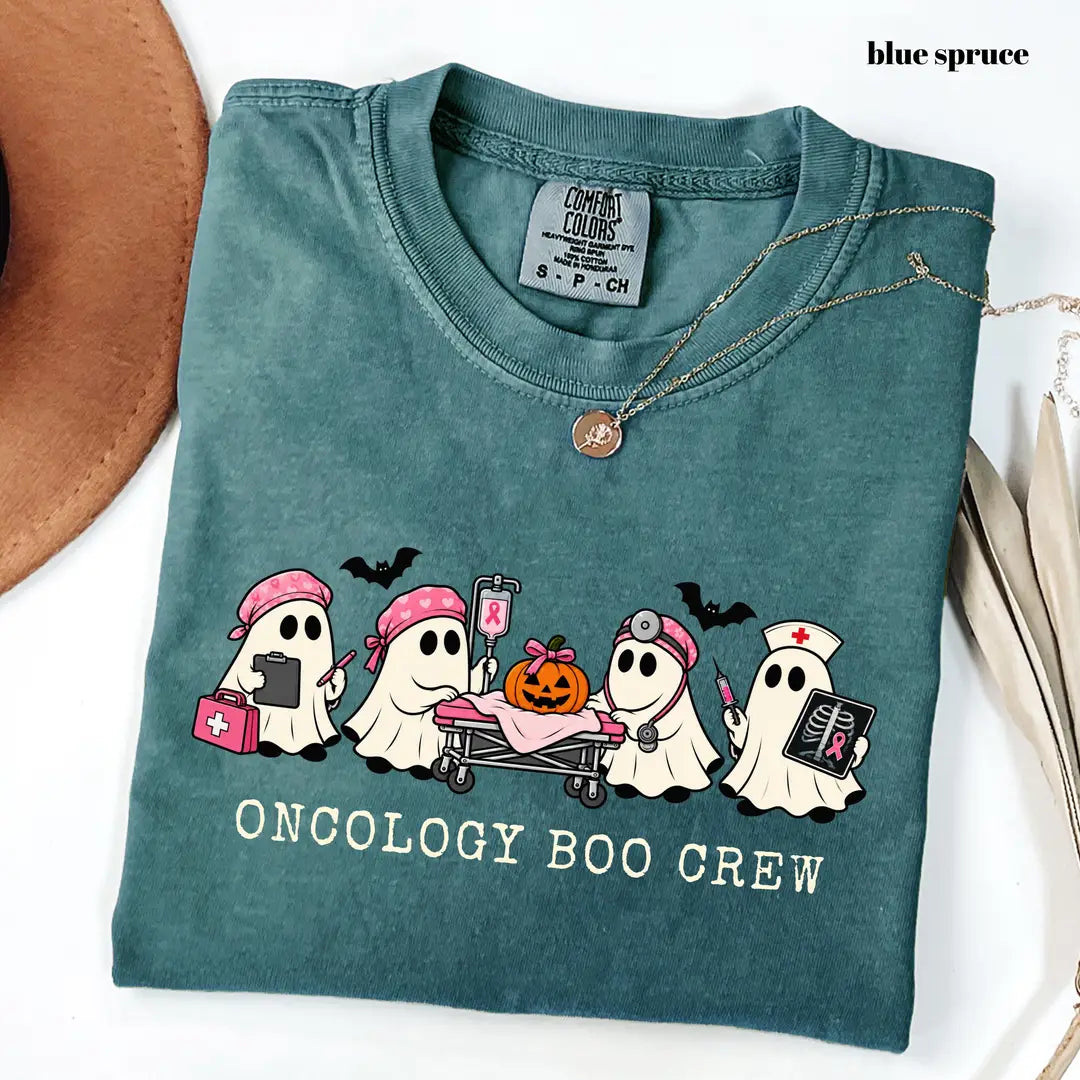 Comfort Colors 1717 T-shirt with Oncology Nurse Halloween design alternate view