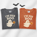 I'm Her Boo & I'm His Boo - Matching Halloween Comfort Colors T-Shirt hero view.
