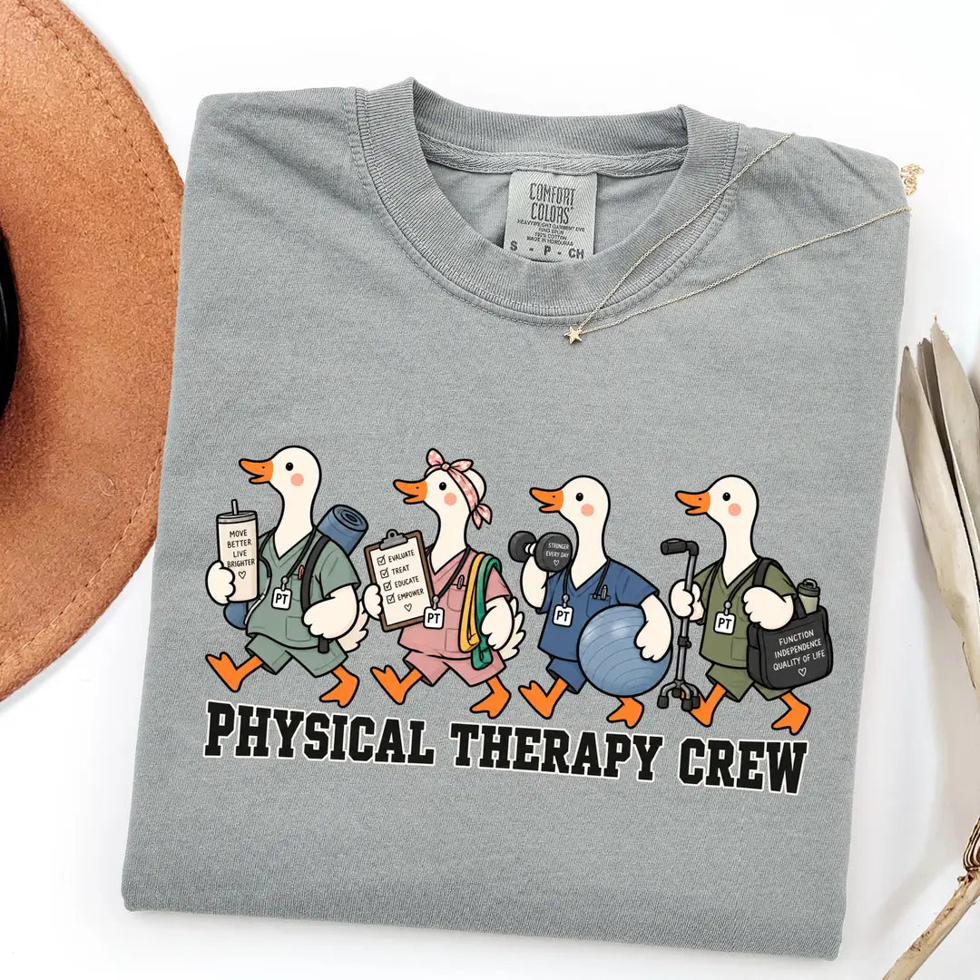 Comfort Colors 1717 T-shirt with Physical Therapy design alternate view view 5