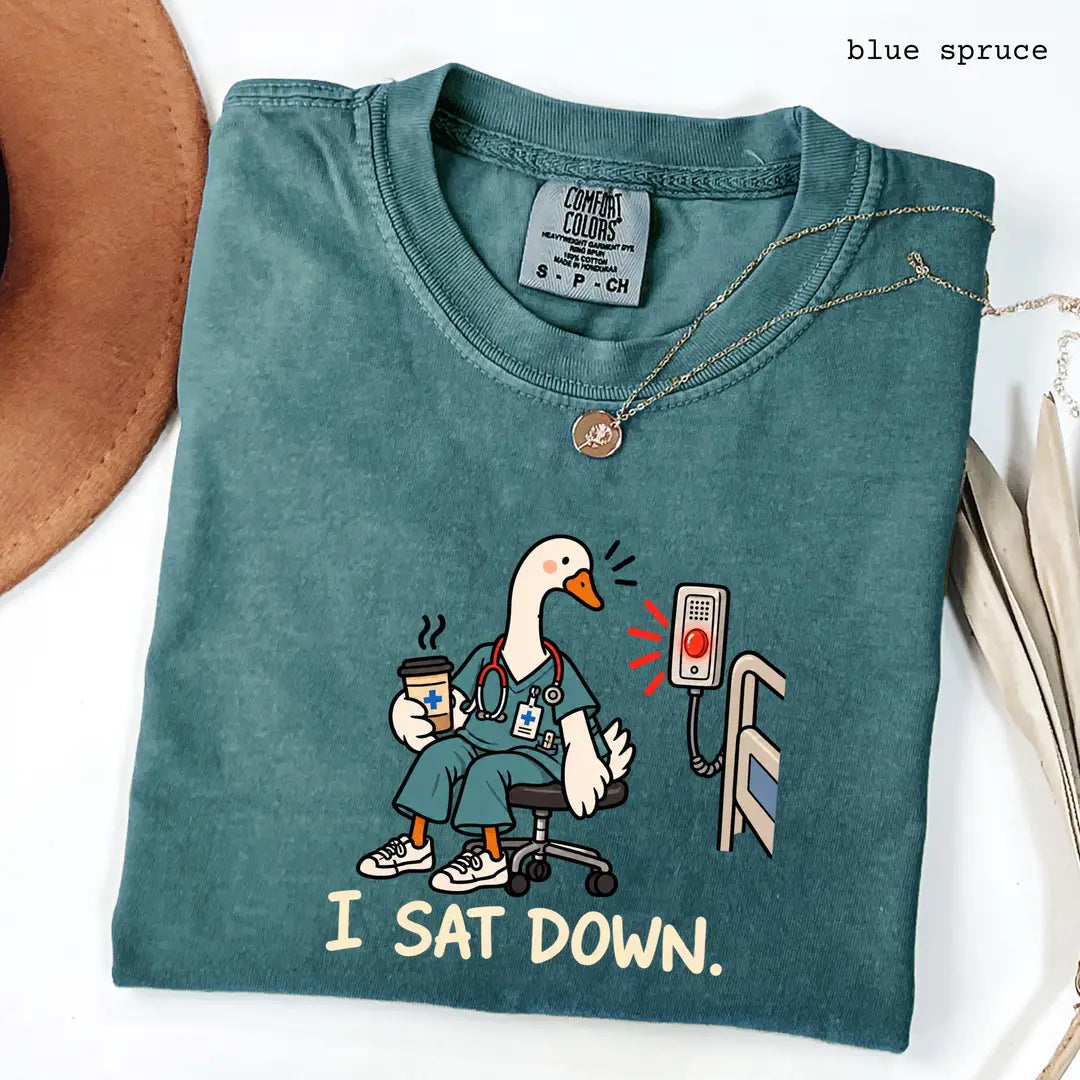Comfort Colors 1717 T-shirt with Nurse Humor design alternate view view 4