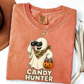 Candy Hunter Camo Halloween Comfort Colors T-Shirt hero view.