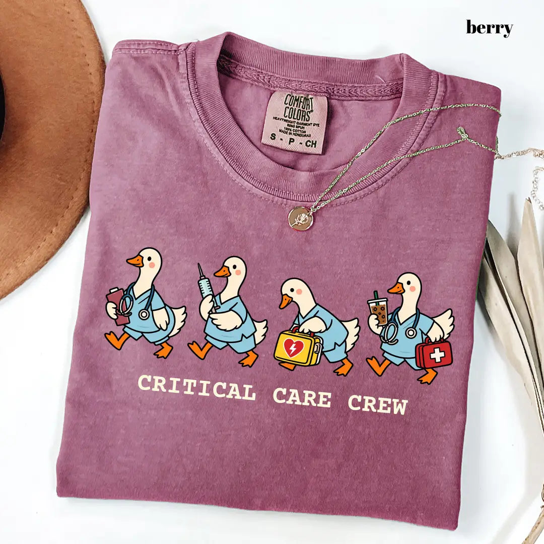 Comfort Colors 1717 T-shirt with ICU Nurse design alternate view view 5