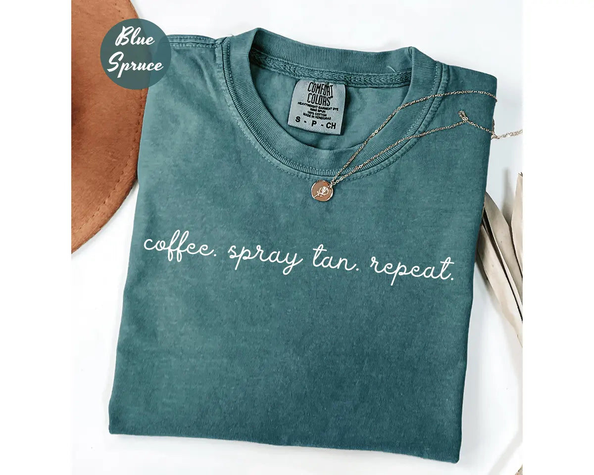 Comfort Colors 1717 T-shirt with Spray Tan Artist design alternate view view 3