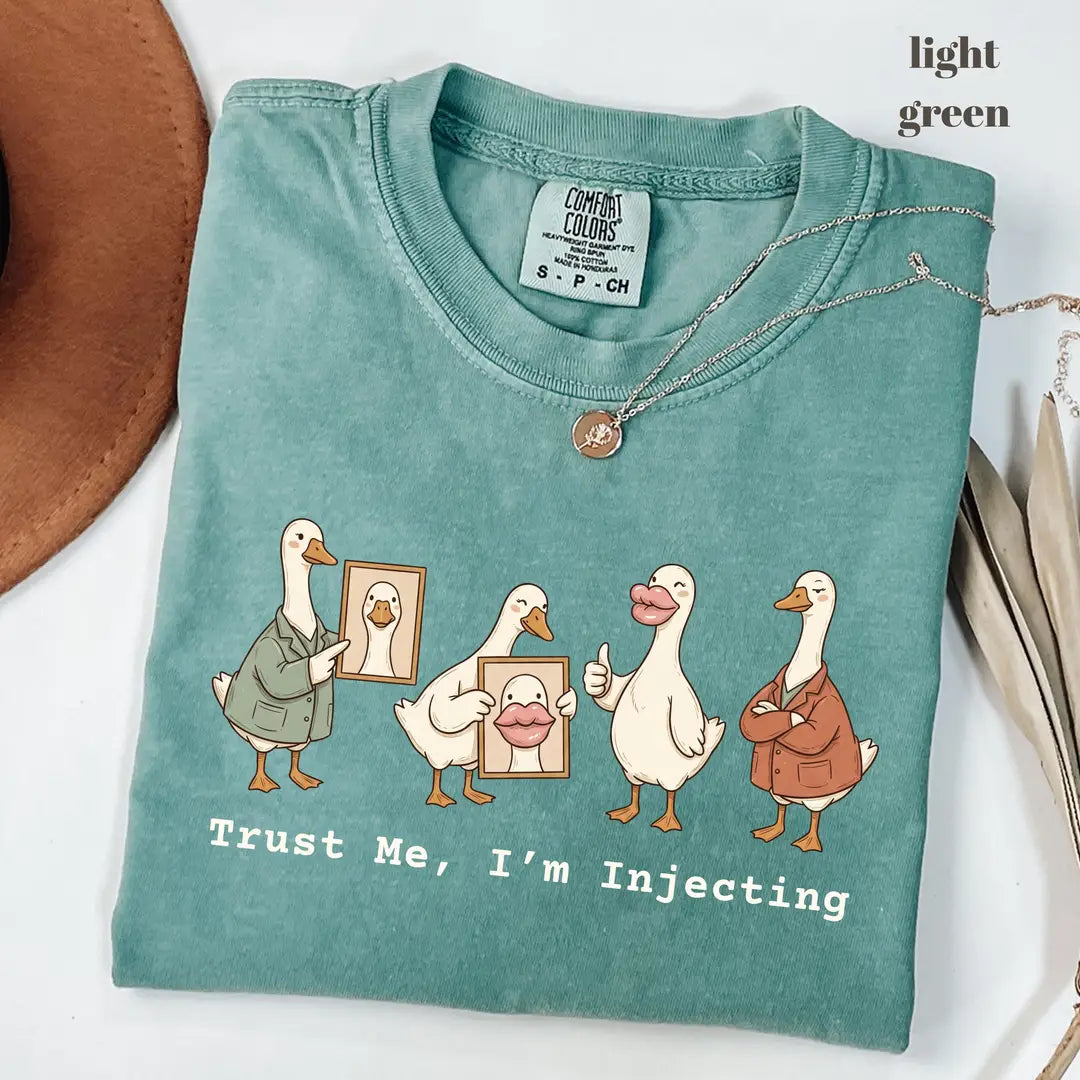 Comfort Colors 1717 T-shirt with Trust Me Im Injecting design alternate view view 5