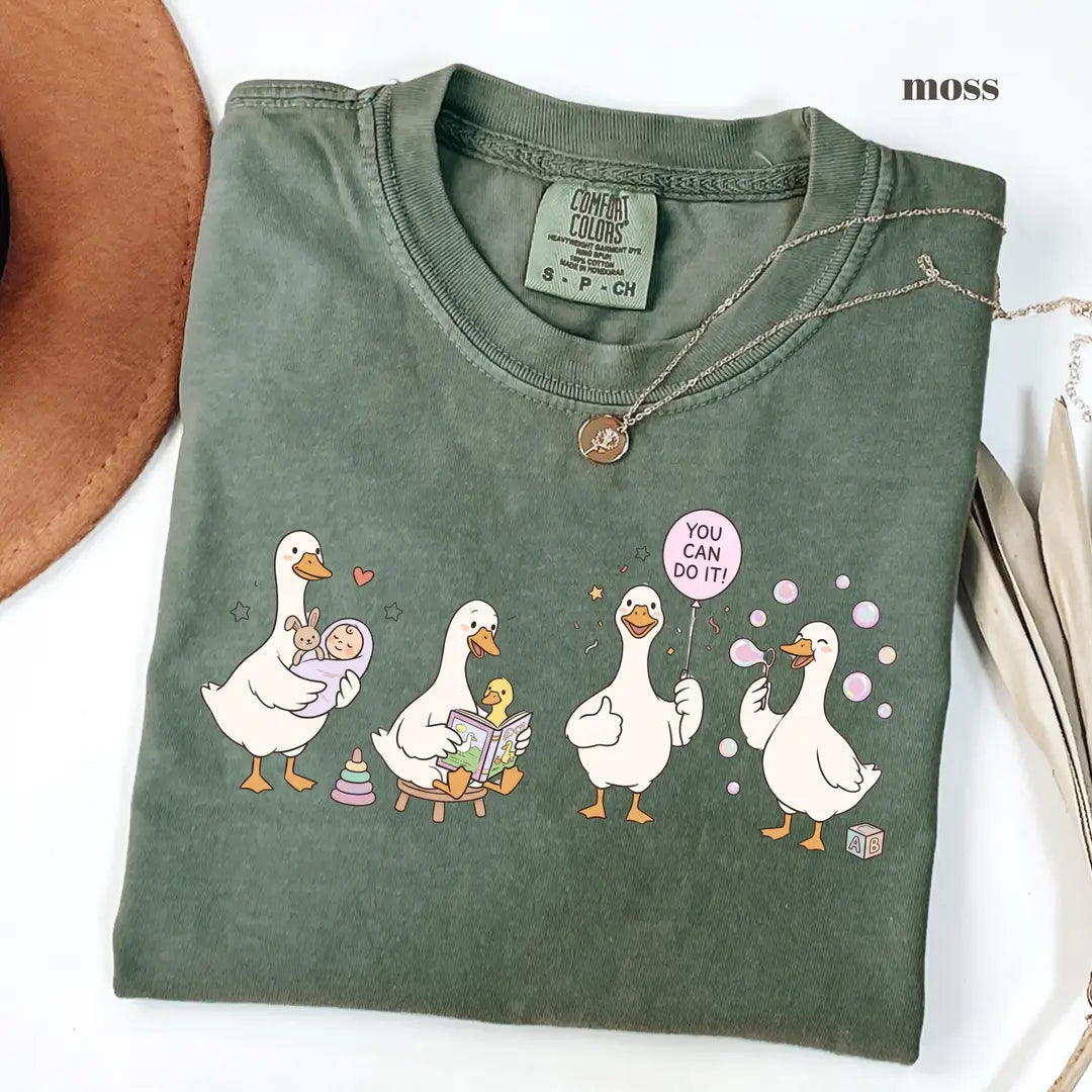 Moss Comfort Colors 1717 T-shirt with Child Life Specialist design
