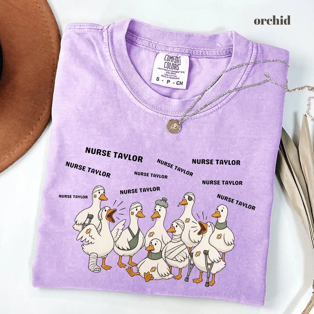 Comfort Colors 1717 T-shirt with Nurse design alternate view view 4