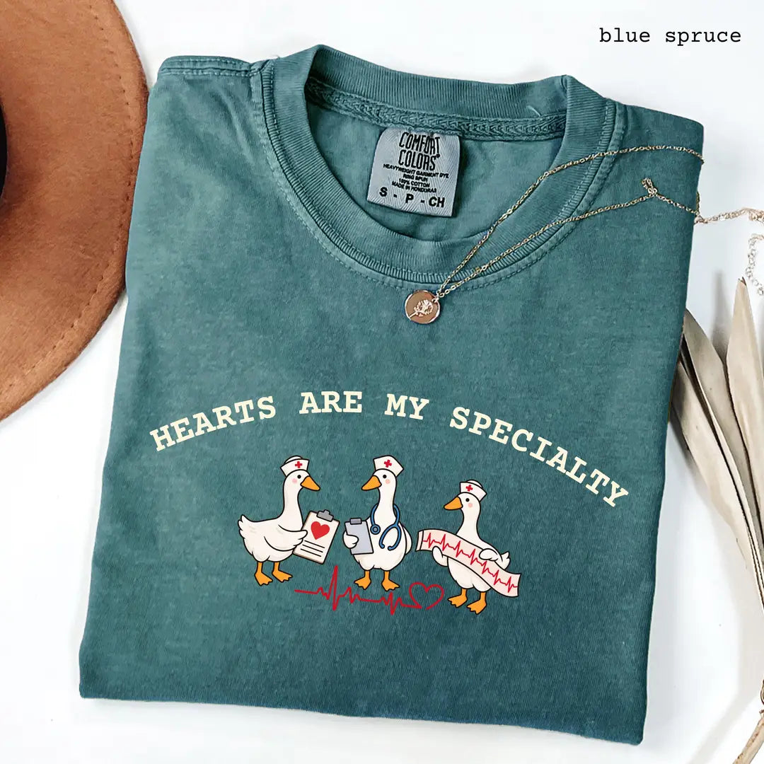 Comfort Colors 1717 T-shirt with Cardiac Nurse design alternate view view 2
