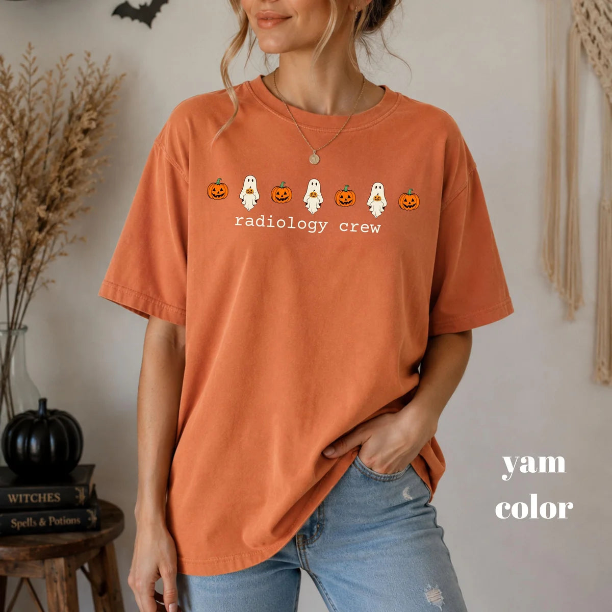 Comfort Colors 1717 T-shirt with Radiology Crew design alternate view