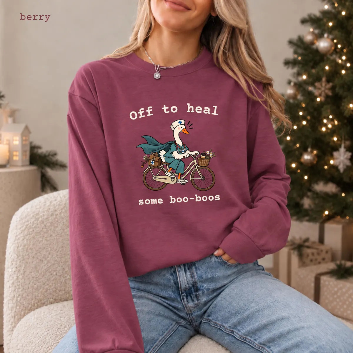 Comfort Colors 1717 T-shirt with Nurse design alternate view view 2
