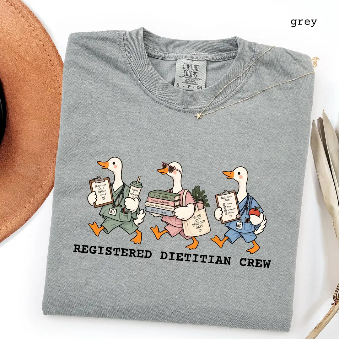 Comfort Colors 1717 T-shirt with Registered Dietitian design alternate view view 5