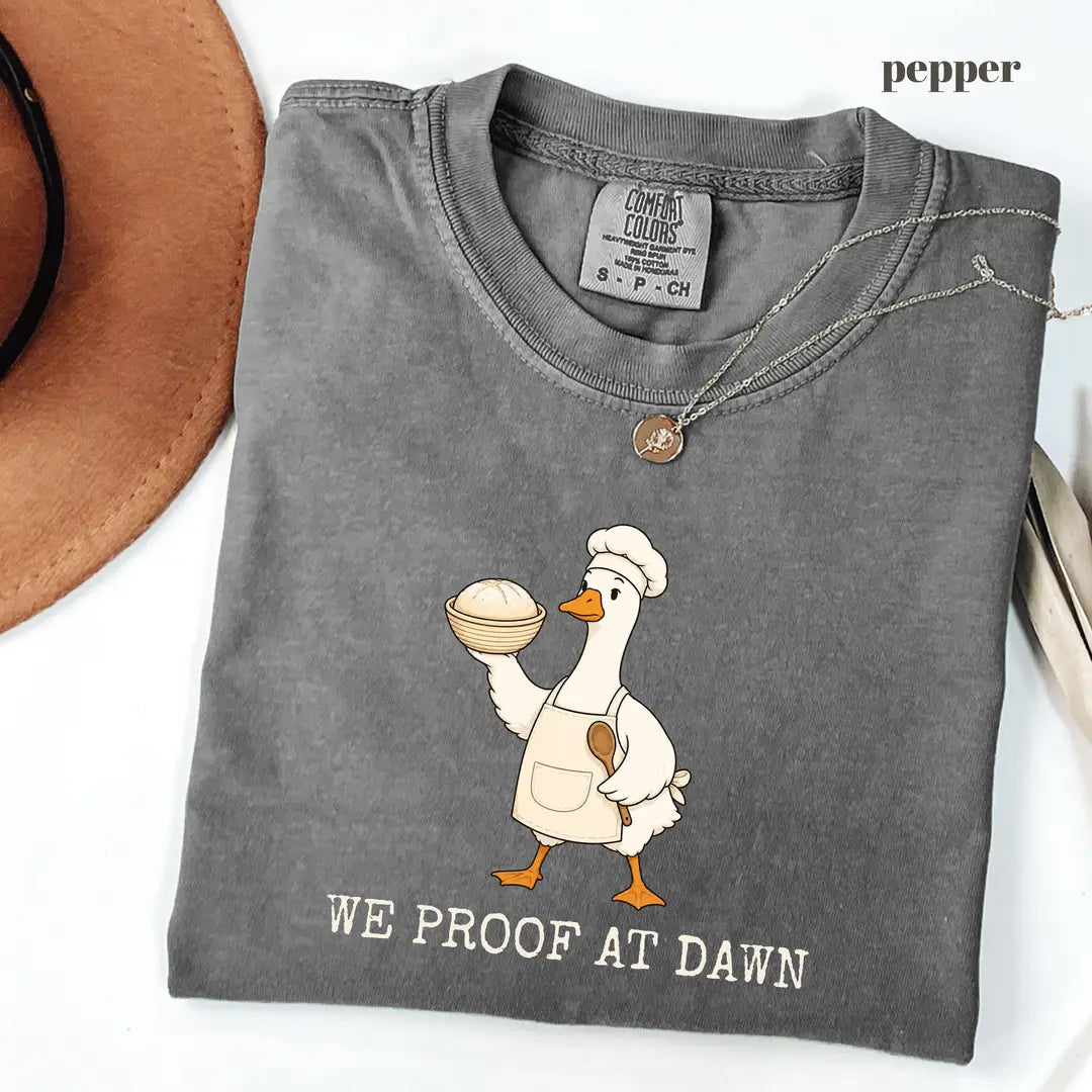 Pepper Comfort Colors 1717 T-shirt with We Proof At Dawn design