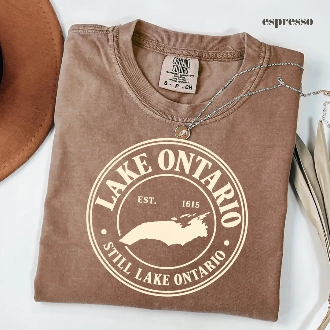 Comfort Colors 1717 T-shirt with Lake Ontario design alternate view view 4