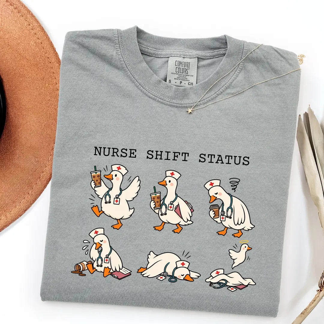 Comfort Colors 1717 T-shirt with Funny Nurse design alternate view view 4