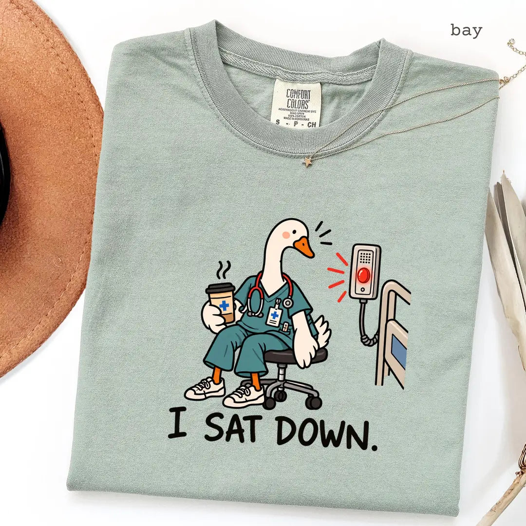 Bay Comfort Colors 1717 T-shirt with Nurse Humor design